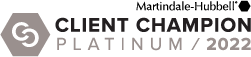 Martindale-Hubbell Client Champion Platinum / 2022